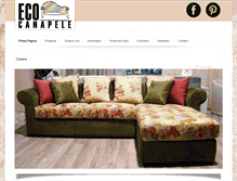 Tablet Screenshot of canapele-eco.ro